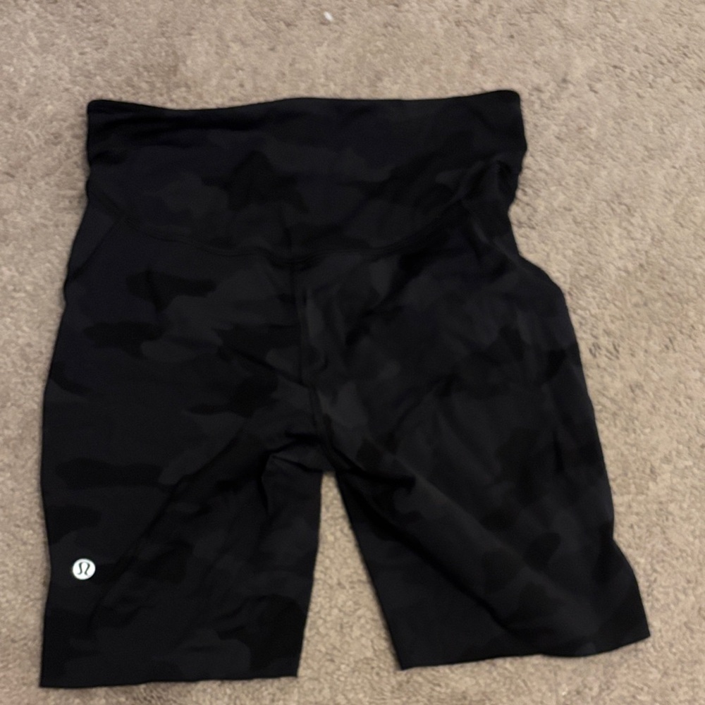 lululemon athletica Black Camo Athletic Shorts